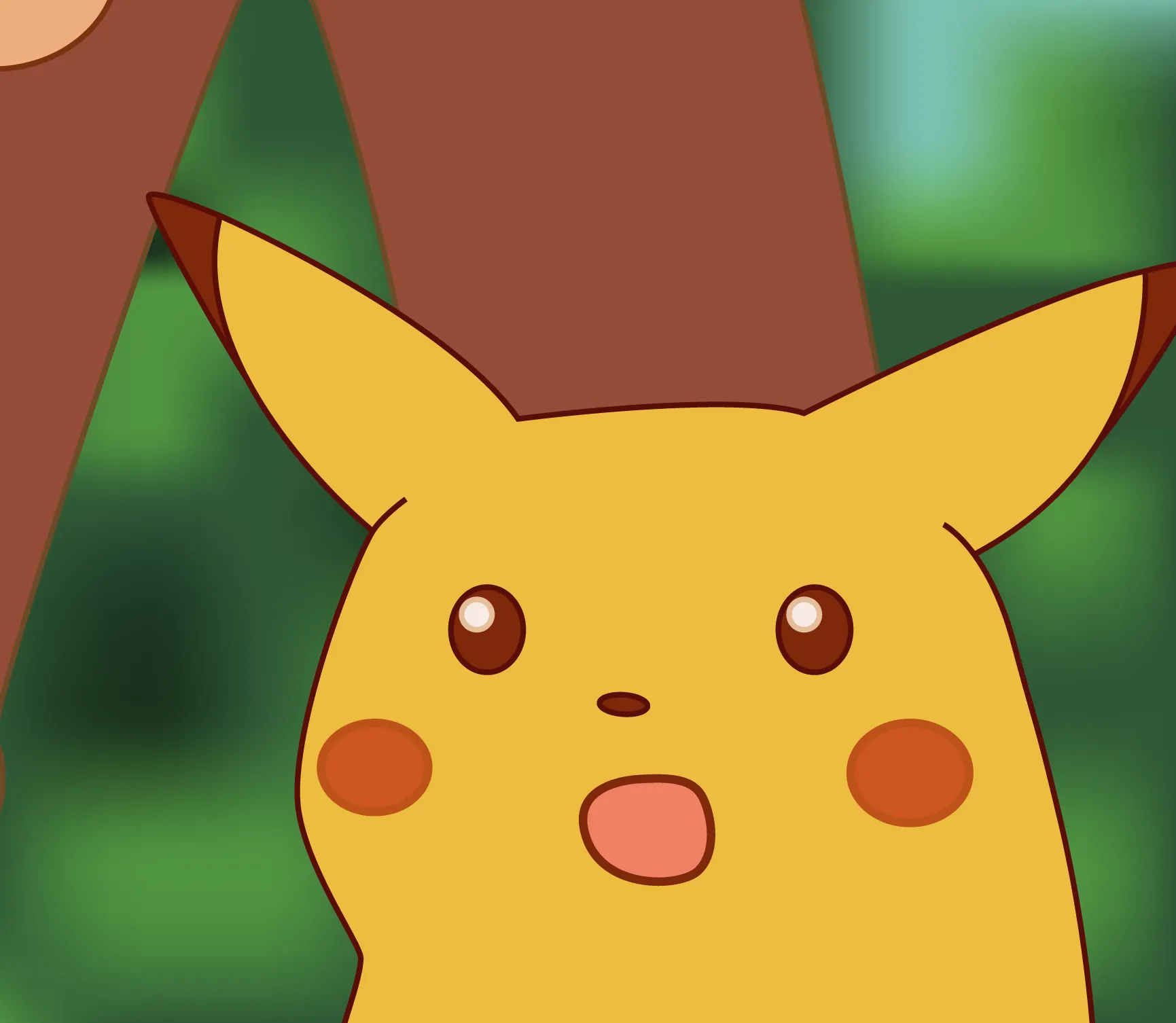Shocked pikachu