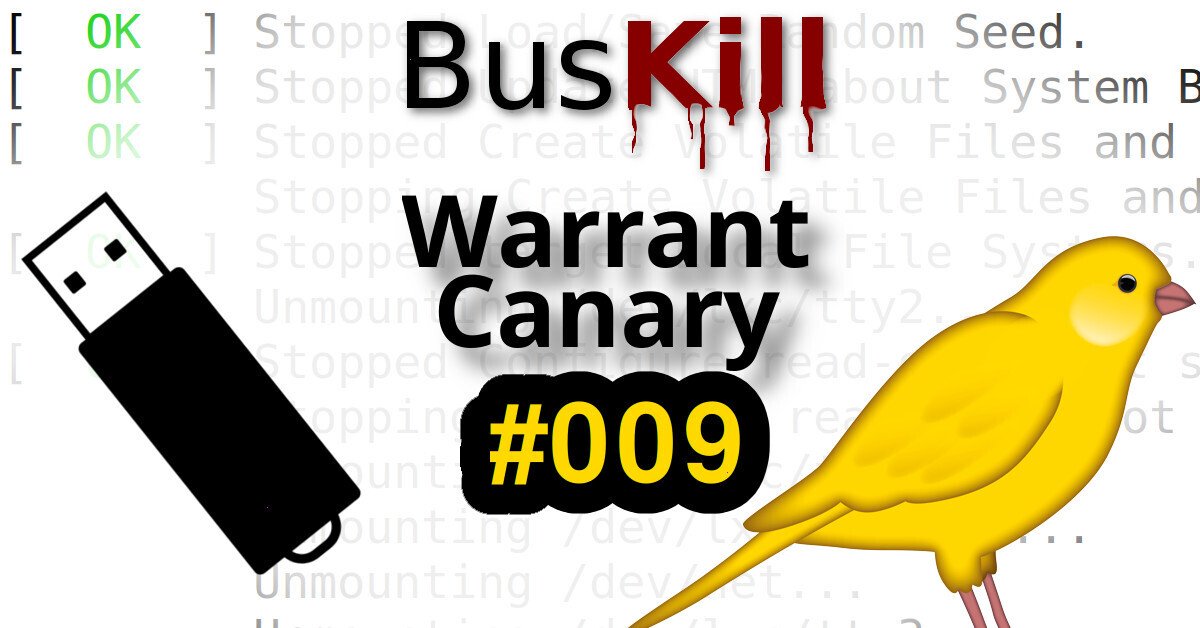 BusKill Canary #009