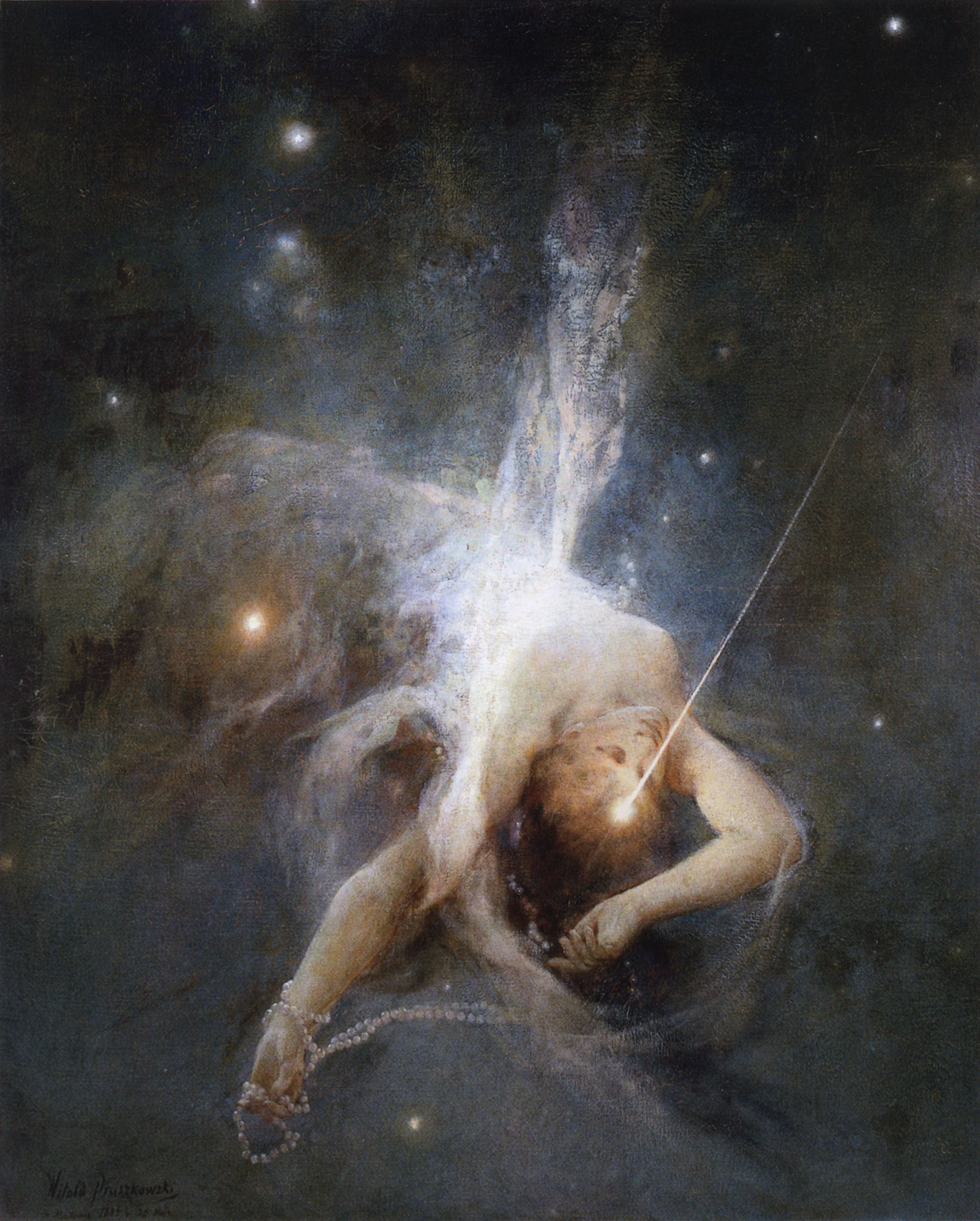 Falling star, 1884 - Witold Pruszkowski (1846 - 1896)