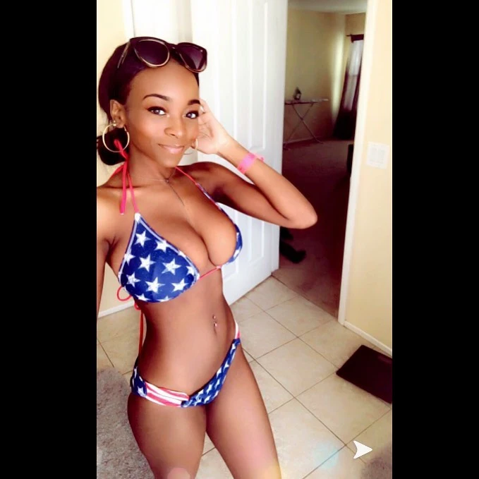 Bikini which might appear patriotic, but which actually violates “§8. Respect for flag” paragraphs d and j of the flag code.